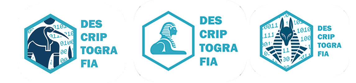 Logos do portal e da equipe do Descriptografia.com